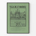 Vintageposter Villa de Saint-Maurice - Retro väggdekoration