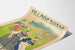 Vintagebygd Schweiz Poster Utställning Paris 1900 Väggdekoration