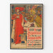 Vintageposter för Gyllene Fårets utställning i Brygge 1907