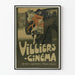 Vintageposter Villiers Cinema - Väggdekoration Art Déco
