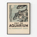 Vintageaffisch Aquarium Fairmount Park - Väggdekoration Fiskar