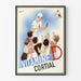 Vintageposter Vitamine D Cortial väggdekorationsposter i retrostil