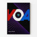 Dekorativ poster Voix de l'Amérique - Vintage geometrisk poster