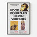 Posters för Kinderboekenweek 1985 - Illustration av apa och barnböcker