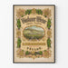 Vintageposter av vingården R. Schlumberger i Vöslau