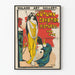 Vintageposter för konstutställning Höst Liverpool Walker Art Gallery