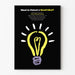 Dekorativ poster Glödlampa Innovativ idé