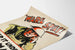 Vintage krigsaffisch "Ware Spies - Keep It Under Your Hat" för väggdekoration