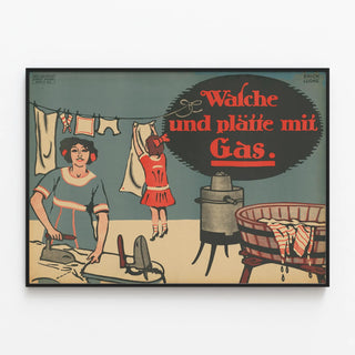 wasche-und-platte-mit-gas