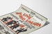 Vintage teaterposter We Live and Laugh - Retro väggdekoration