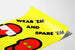 Grafisk poster Wear 'Em and Spare 'Em - Vintage väggdekoration