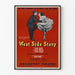 Vintageposter av West Side Story Broadwayteatern