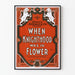 Dekorativ poster När riddarskapet blomstrade - Vintage medeltidsstil