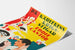 Vintage filmposter av Eddie Cantor i art déco-stil