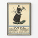 Vintage Wiener Werkstätte poster – Modeteckning och väggdekoration