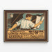 Vintageposter Wiesenthäler Gewerbe-Ausstellung Loerrach 1900 — inramlat konstverk på väggen