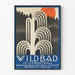 Vintageposter av Wildbad i Schwarzwald