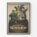 Vintagefilmposter Singed med Blanche Sweet och Warner Baxter