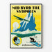 Vintageposter 'Med Byrd vid Sydpolen' - Skandinavisk väggdekoration