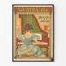 Vintageaffisch Wolfframm Piano Dresden för musikkonstnärlig väggdekoration
