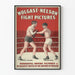 Vintageposter Wolgast mot Nelson