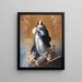 L'Immaculée Conception - Atelier de Bartolomé Esteban Murillo — inramlat konstverk på väggen