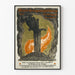 Gammal krigsutställningsposter Stuttgart 1916
