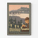 Vintageposter Würzburg Väggdekoration Vinodling och Stad