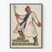 Vintage polsk poster Wystawa Kościuszkowska för väggdekoration