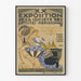 Vintageaffisch utställning Société des Artistes Méridionaux 1929