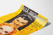 Vintage Broadway-poster med stiliserade porträtt
