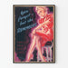 Vintage poster You Forget But She Remembers - Retro väggdekoration