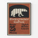 Vintageposter Zoologischer Garten Björn i Bur
