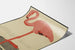 Vintage affisch för väggdekoration Zoo Flamingo Rosa