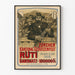 Vintageposter Zürich Schützenfest 1906 Rüti väggdekoration